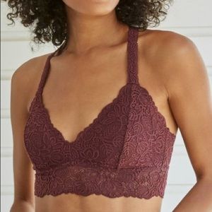 {Auden} Burgundy T-Back Bralette